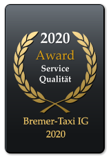 2020 Award  Service Qualität  Bremer-Taxi IG 2020 Bremer-Taxi IG 2020